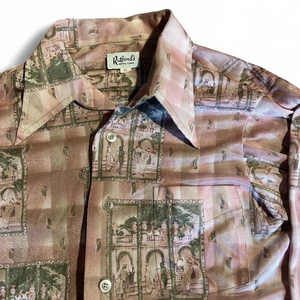 Vintage 1970s Rutland’s Disco Shirt - Picture 2 of 4